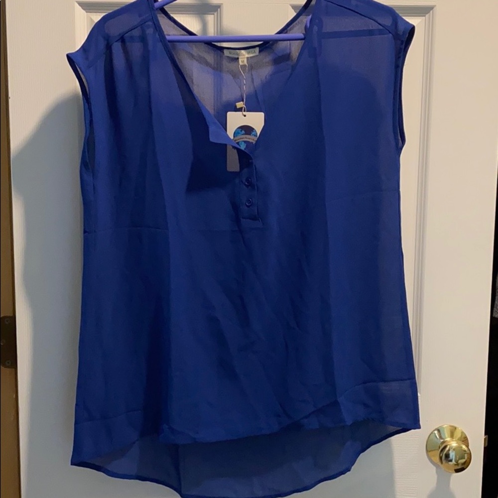 Brand new royal blue shirt